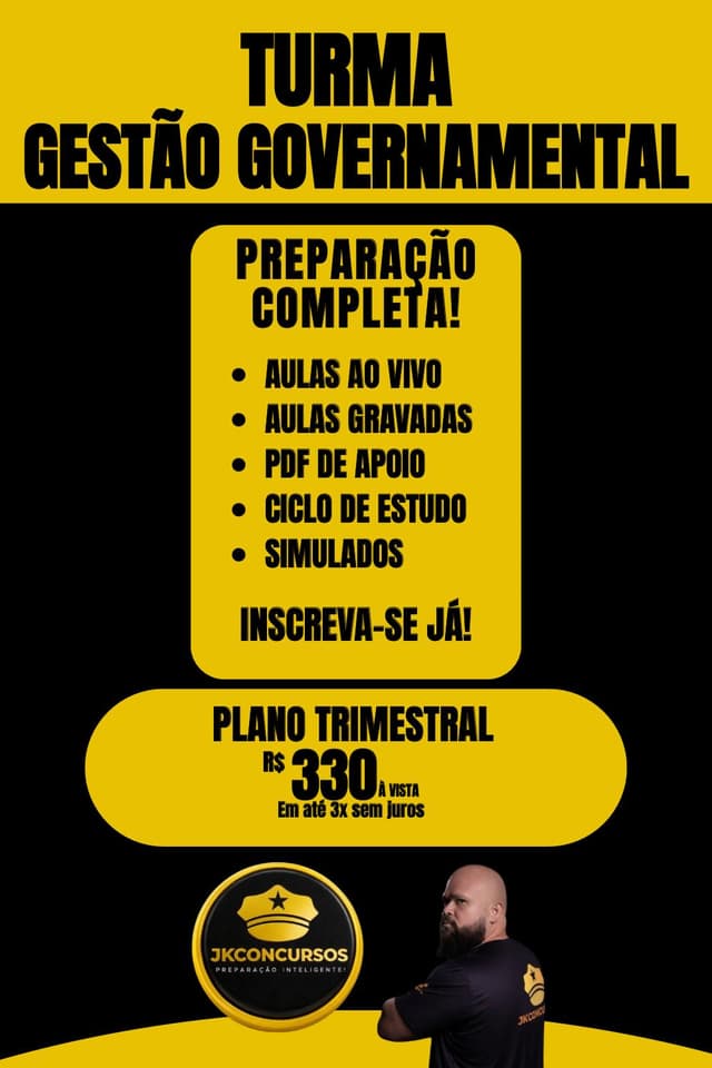 TURMA GESTÃO - TECNICO E ANALISTA ADMINISTRATIVO