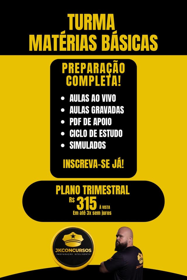 TURMA MATÉRIAS BÁSICAS